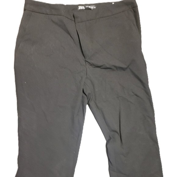 ZARA Office Lady Suit Classic Pants  Black Work Pantalones Spring pencil trousse - Picture 1 of 2